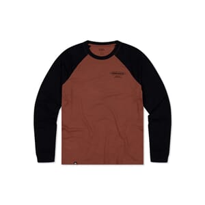 Mons Royale Icon Merino Raglan LS Cinnamon/Black