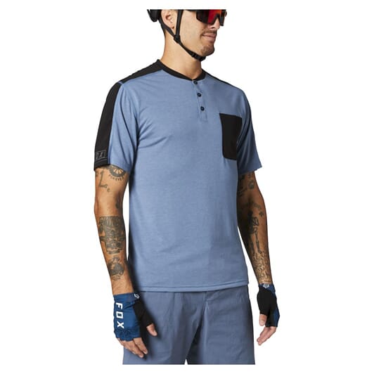 WEB27306-034 Fox Ranger Drirelease SS Henley T-Skjorte MT Blu 4.jpg