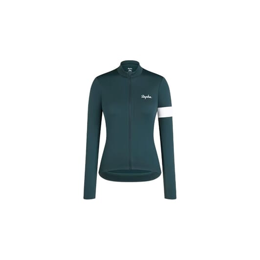 WEB534343 Rapha Core Wmns Thermal LS Sykkeltrøye Dark Green White_web.jpg