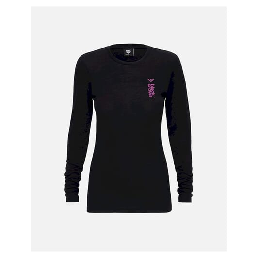 WEB102529-002 Black Crows Ls Merino Crew Ulltrøye Dame Black.jpg