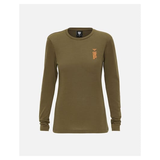 WEB102529-040 Black Crows Ls Merino Crew Ulltrøye Dame Olive Green.jpg