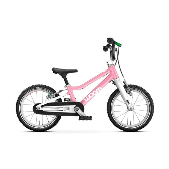 Woom Go 2 14" Barnesykkel 3-5 År Powder Pink